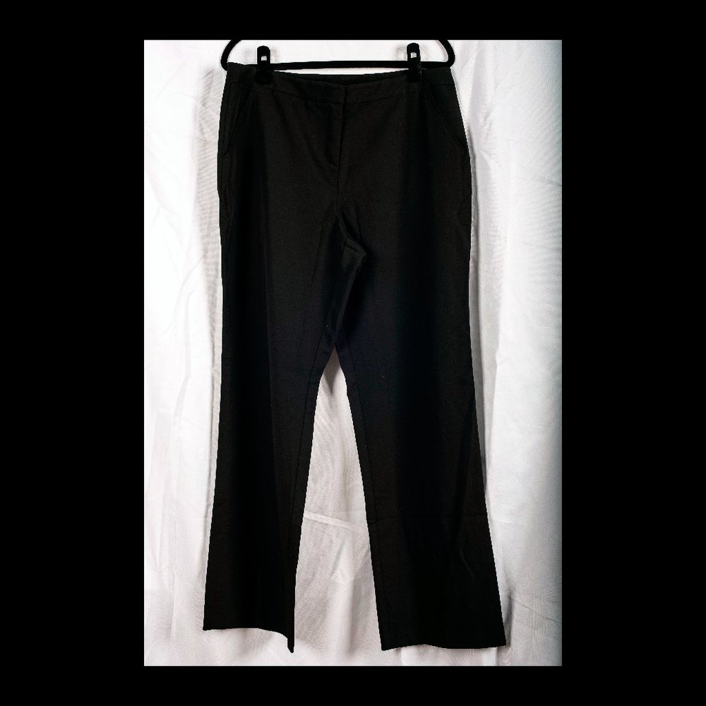 Supply & Demand Womens Black Wide Leg Bootcut Trousers Pants Size 14